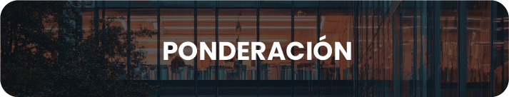 Ponderación